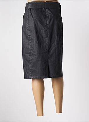 Jupe mi-longue stretch noir SANDWICH femme