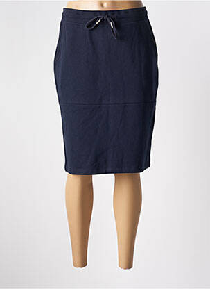 Jupe mi-longue taille haute bleu TOM TAILOR femme