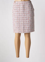 Jupe mi-longue taille à pinces blanc TOM TAILOR femme