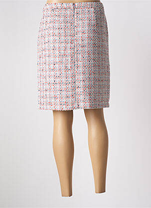 Jupe mi-longue taille à pinces blanc TOM TAILOR femme