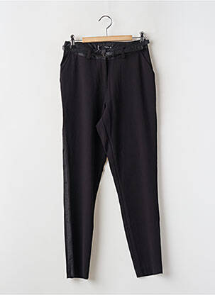 Pantalon slim stretch taille normale noir TIFFOSI femme