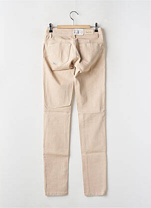Jeans coupe slim taille basse taille basse beige SALSA femme
