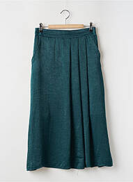 Jupe mi-longue taille haute vert LOLA ESPELETA femme