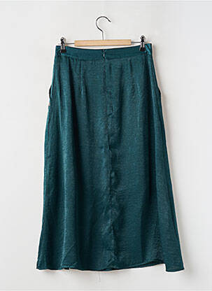 Jupe mi-longue taille haute vert LOLA ESPELETA femme