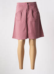 Jupe mi-longue rose COUTURIST pour femme seconde vue