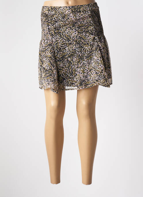 Jupe courte taille haute vert GARCIA femme