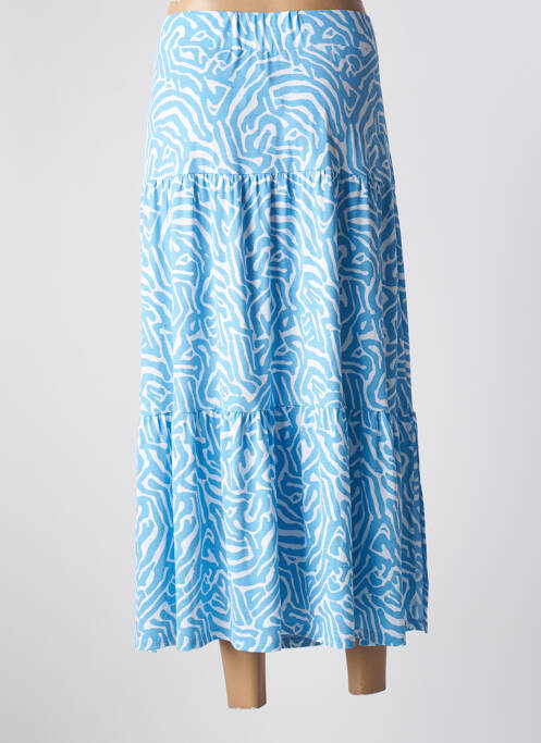 Jupe longue bleu MARBLE pour femme