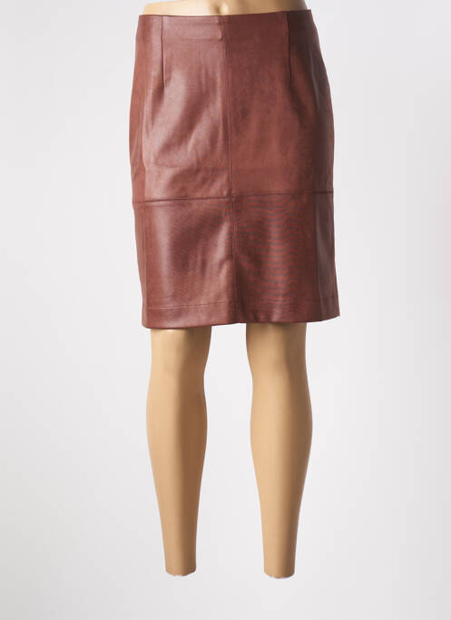 Jupe mi-longue marron EVA KAYAN pour femme
