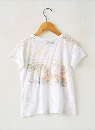 T-shirt coupe droite manches courtes blanc TIFFOSI fille