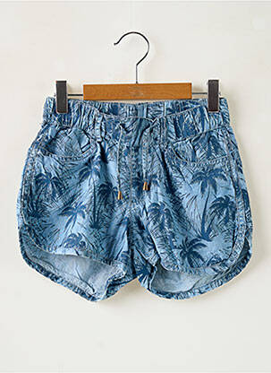 Short poches taille élastique bleu TIFFOSI fille