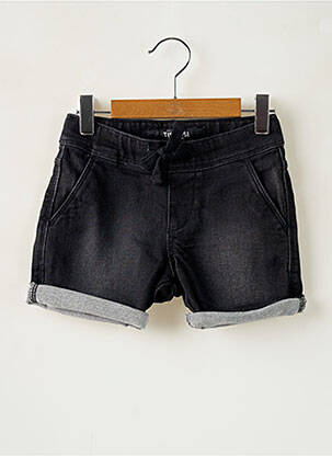 Short stretch taille ajustable noir TIFFOSI garcon