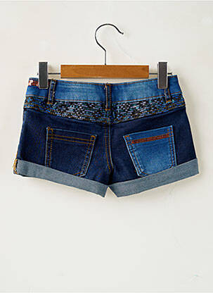 Short stretch taille ajustable bleu DESIGUAL fille