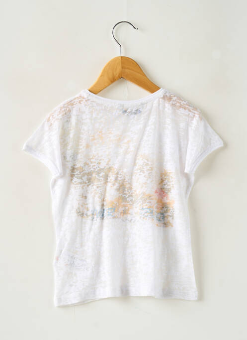 T-shirt coupe droite manches courtes blanc TIFFOSI fille