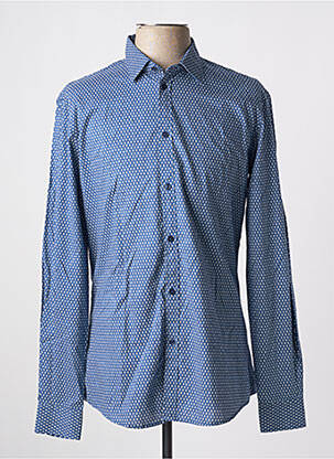 Chemise manches longues manches longues bleu GAUDI homme
