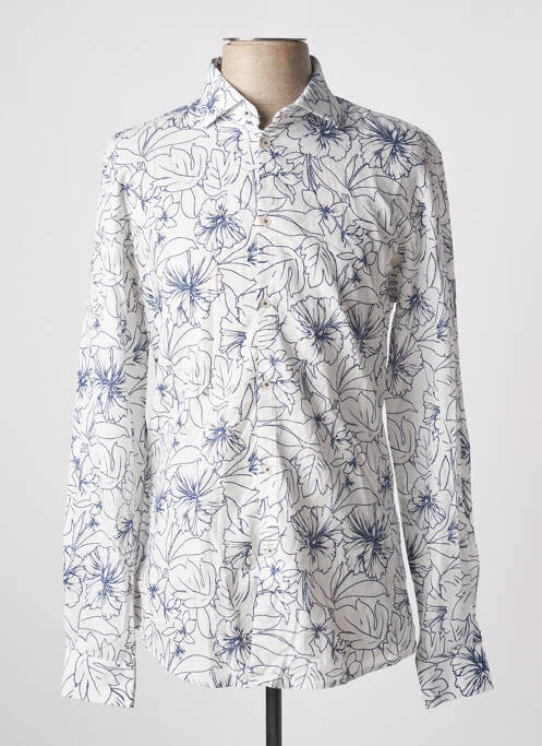 Chemise manches longues blanc GAUDI pour homme