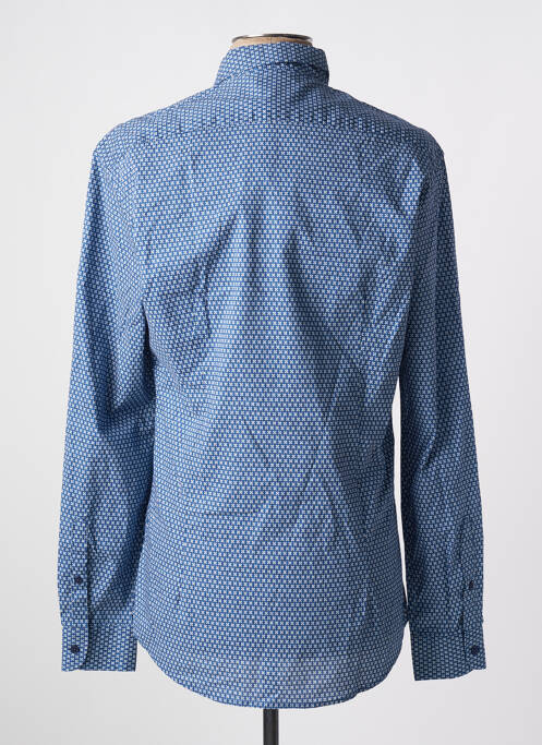 Chemise manches longues bleu GAUDI pour homme