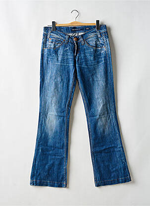 Jean coupe flare stretch taille basse bleu MISS SIXTY femme