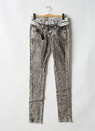 Jeans coupe slim taille basse taille basse noir KILLAH femme