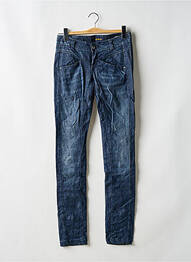 Jeans coupe slim taille basse taille basse bleu KILLAH femme