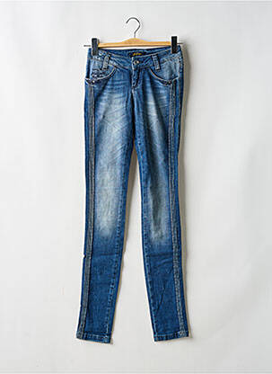 Jeans coupe slim taille basse taille basse bleu KILLAH femme