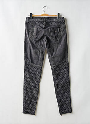 Jeans coupe slim stretch taille basse gris MISS SIXTY femme