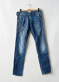 Jeans coupe slim stretch taille normale bleu ENERGIE homme