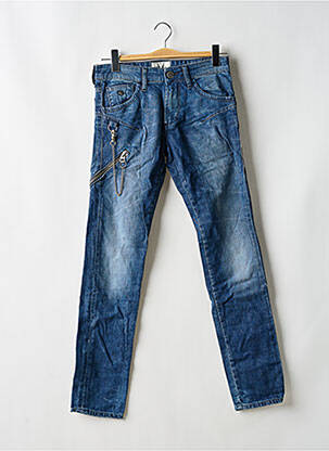 Jeans coupe slim stretch taille normale bleu ENERGIE homme