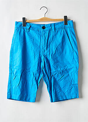 Bermuda tissage popeline taille normale bleu ENERGIE homme