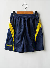 Short taille élastique taille haute bleu MASS femme