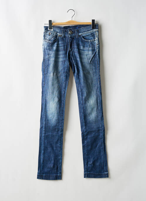 Jeans coupe slim stretch taille basse bleu MISS SIXTY femme