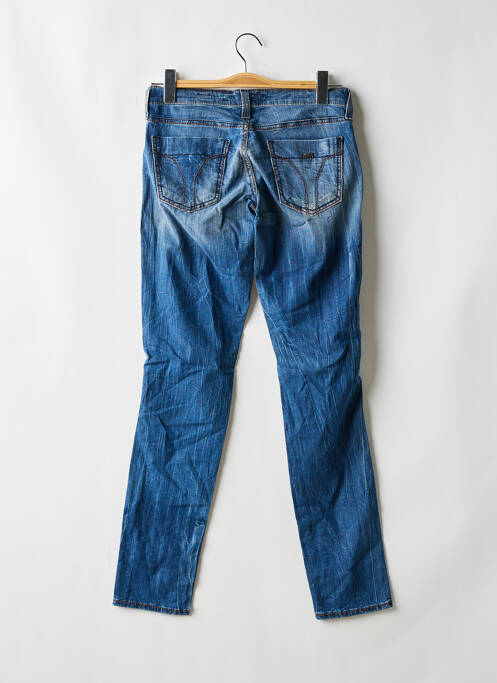 Jeans coupe slim stretch taille basse bleu MISS SIXTY femme