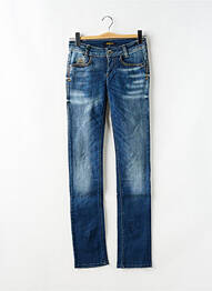 Jeans coupe slim taille basse taille basse bleu KILLAH femme