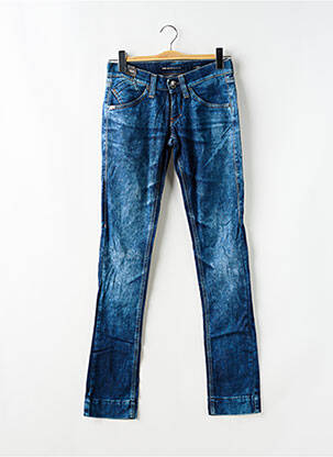 Jeans coupe droite stretch taille basse bleu MISS SIXTY femme