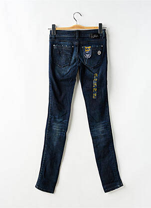 Jeans coupe slim taille basse taille basse bleu fonce KILLAH femme
