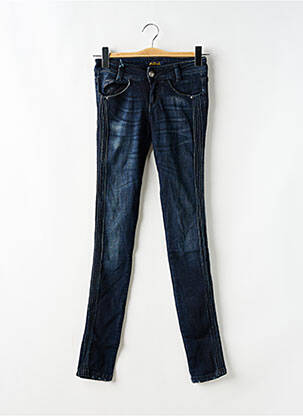 Jeans coupe slim taille basse taille basse bleu KILLAH femme