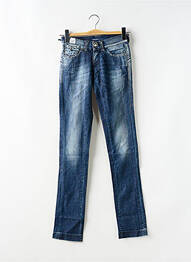 Jeans skinny stretch taille basse bleu MISS SIXTY femme