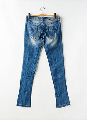 Jeans skinny effet usé délavé taille basse bleu MISS SIXTY femme