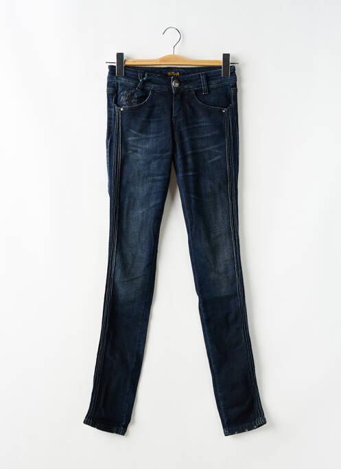 Jeans coupe slim bleu fonce KILLAH pour femme