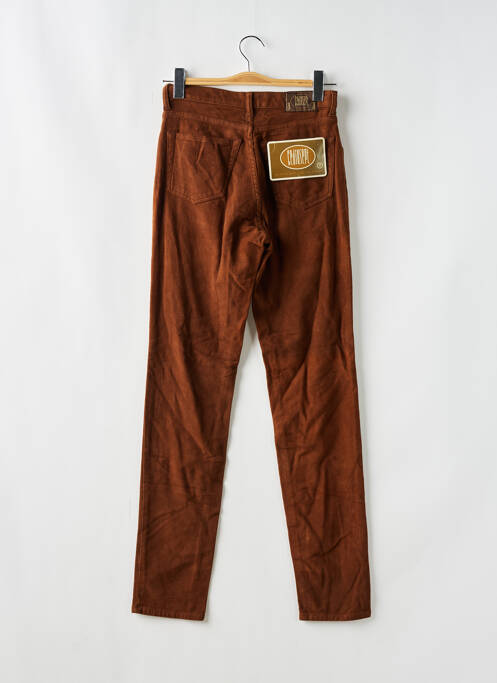 Pantalon slim marron CEDIXSEPT pour femme