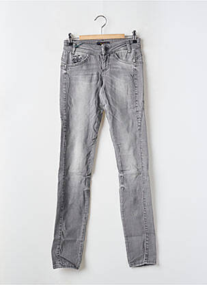 Jeans coupe slim taille basse taille basse gris KILLAH femme