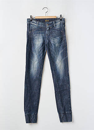 Jeans coupe slim taille basse taille basse bleu KILLAH femme