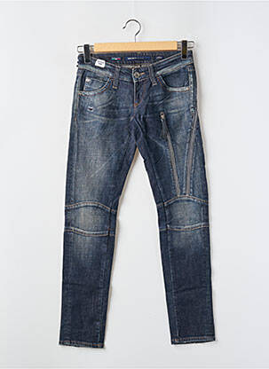 Jeans coupe slim stretch taille basse bleu MISS SIXTY femme