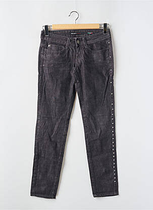 Jeans coupe slim broderie rivets taille basse noir MISS SIXTY femme