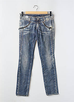 Jeans coupe slim taille basse taille basse bleu MISS SIXTY femme