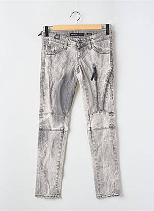 Jeans coupe slim taille basse taille basse gris MISS SIXTY femme