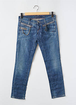 Jeans coupe slim stretch taille basse bleu MISS SIXTY femme