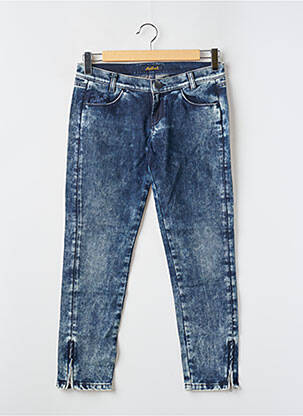 Jeans coupe slim taille basse taille basse bleu KILLAH femme