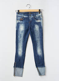 Jeans coupe slim taille basse taille basse bleu KILLAH femme
