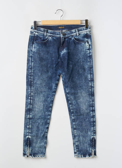 Jeans coupe slim stretch taille basse bleu KILLAH femme