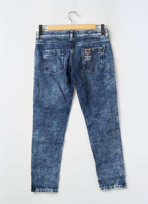 Jeans coupe slim stretch taille basse bleu KILLAH femme